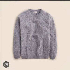 J.Crew Brushed cashmere relaxed crewneck sweater